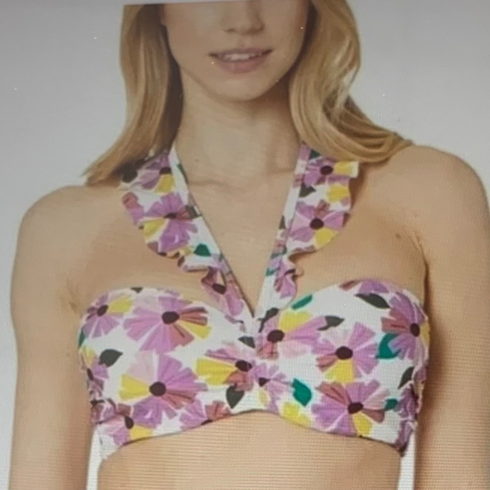 Kate Spade Bikini Halter Swim Top Size Small NWT